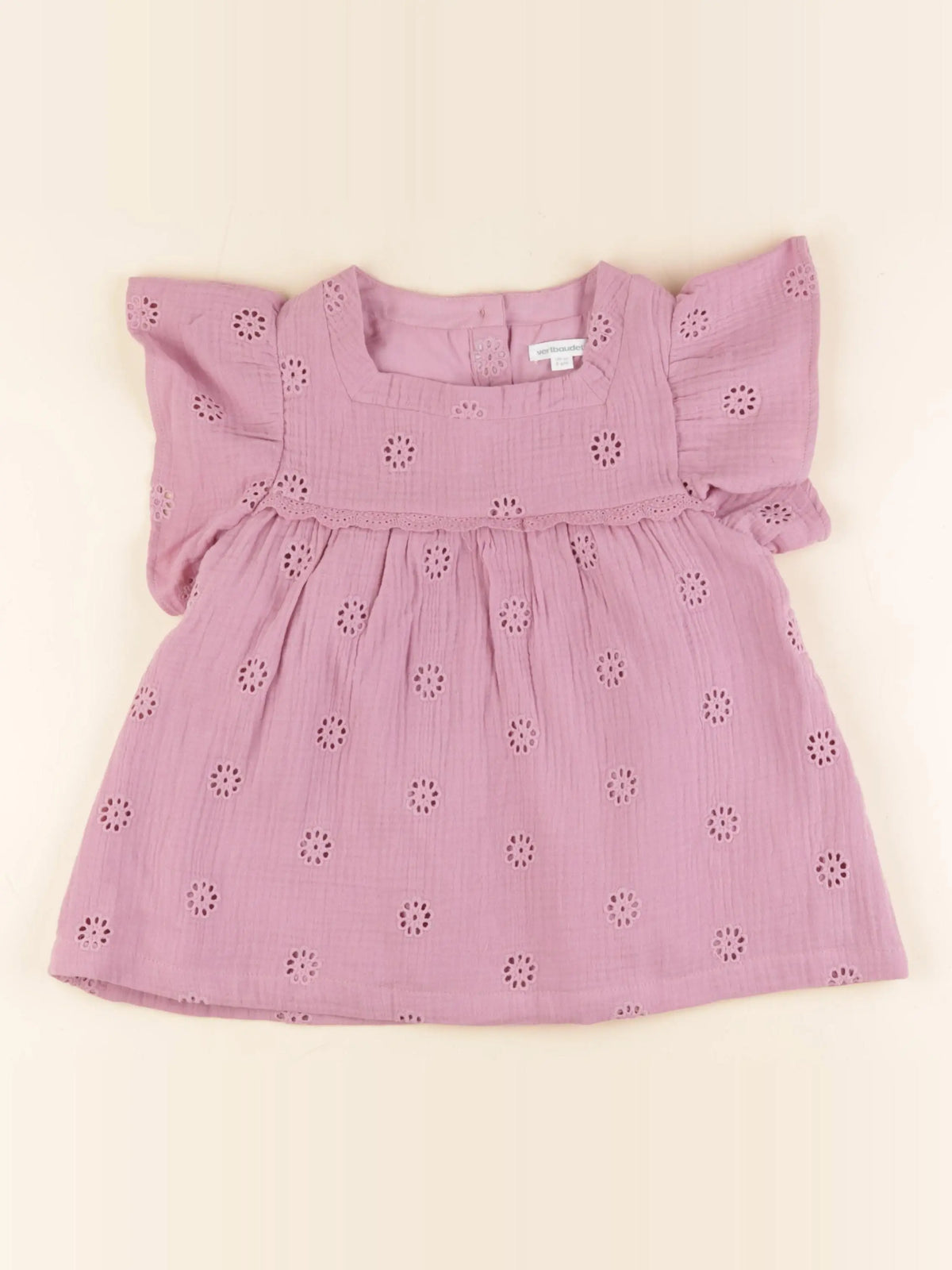 Vertbaudet - blouse rose - 8 ans