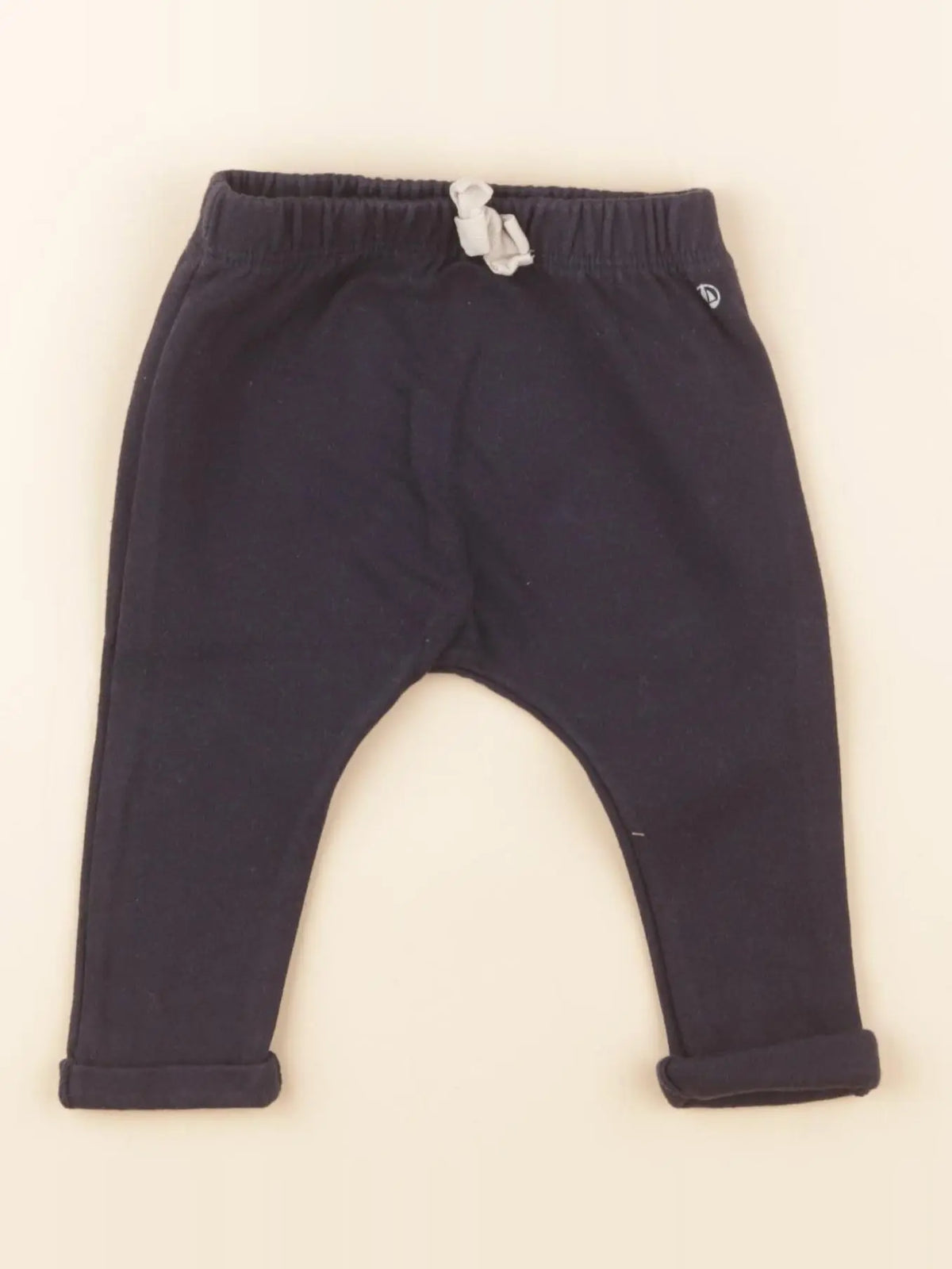 Petit Bateau - sarouel bleu - 6 mois