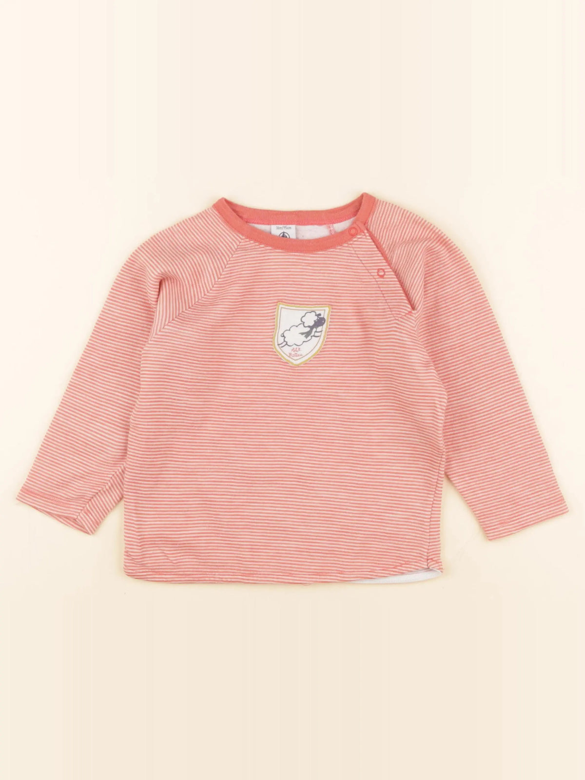 Petit Bateau - tee-shirt orange - 36 mois