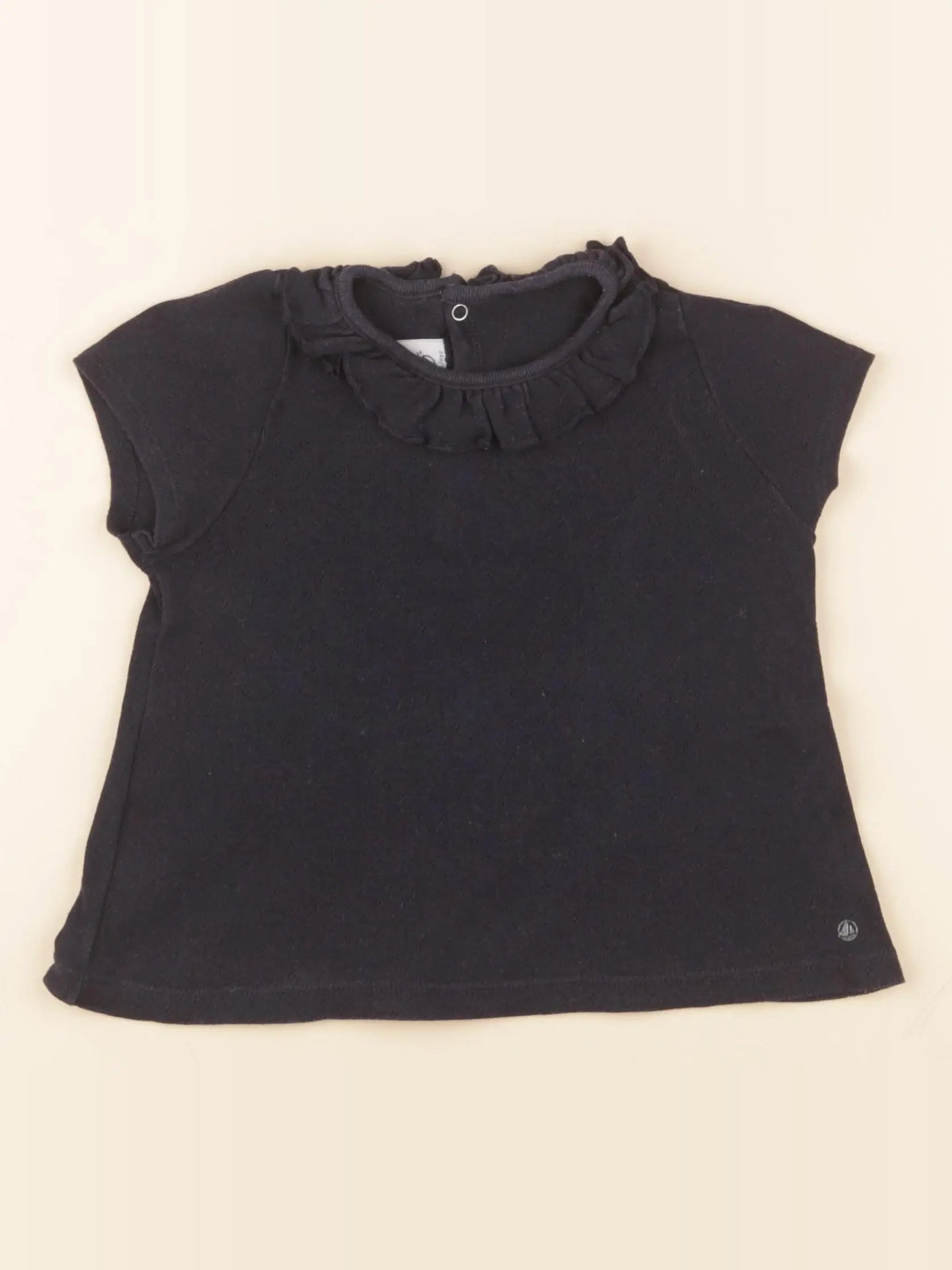 Petit Bateau - tee-shirt bleu - 24 mois