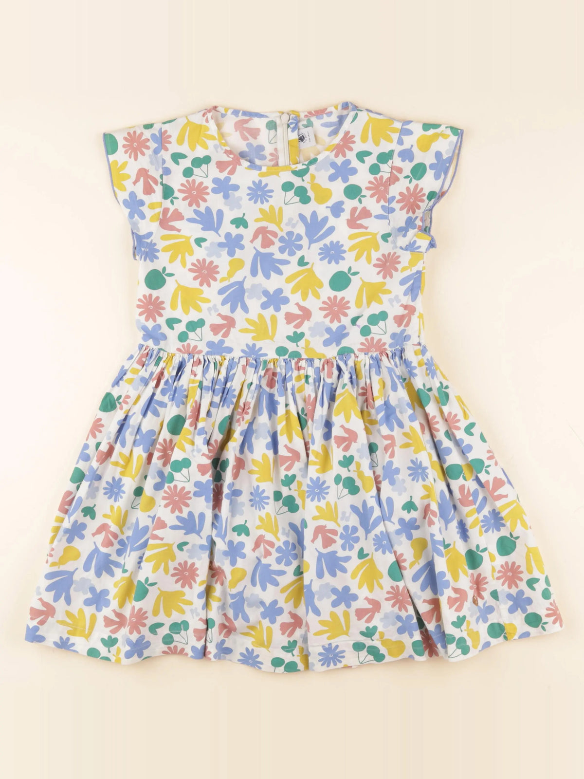 Petit Bateau - robe multicolore - 8 ans