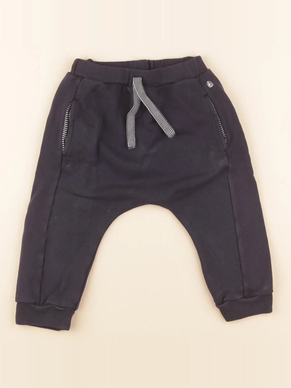 Petit Bateau - sarouel bleu - 18 mois