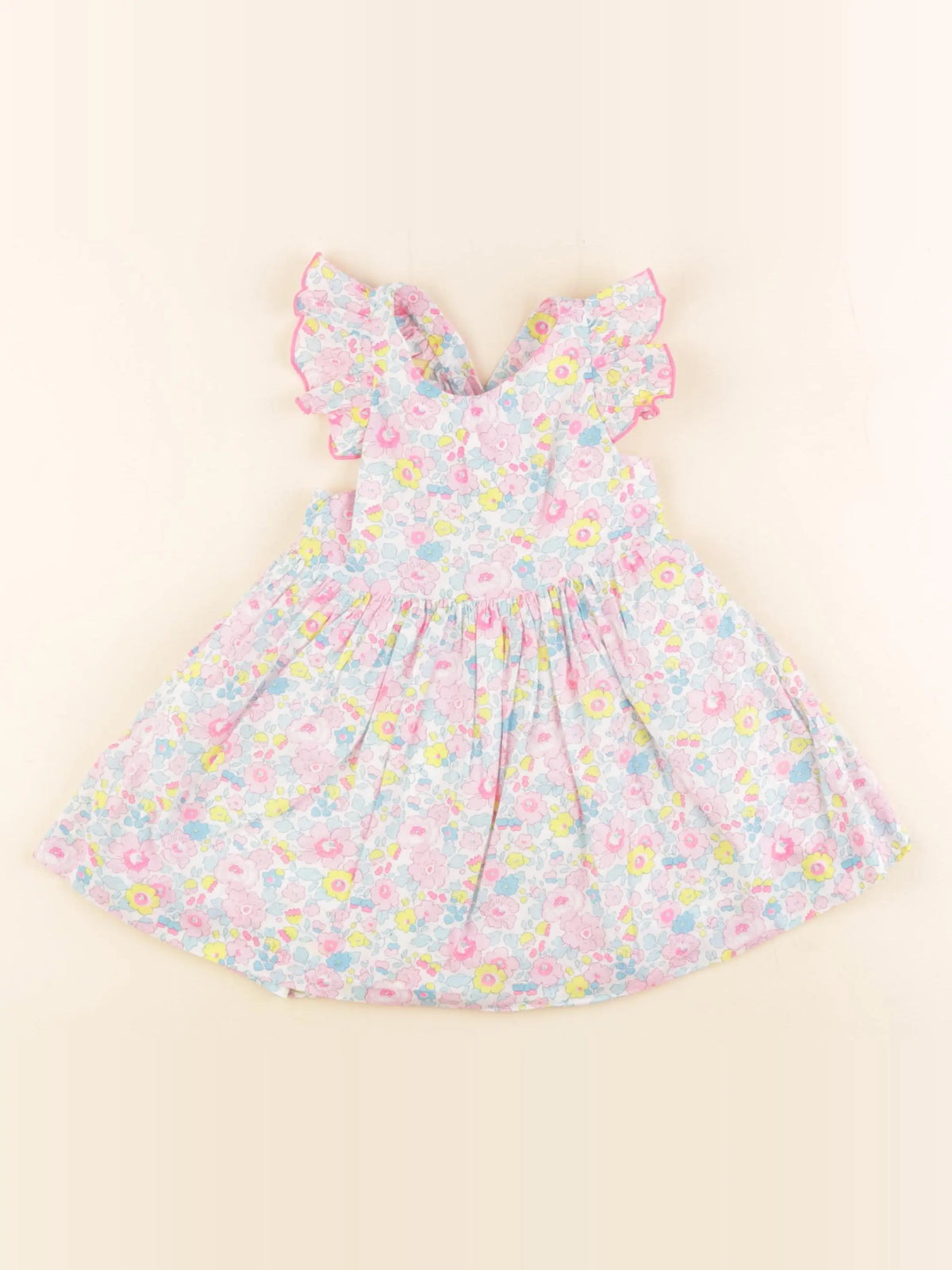 Jacadi - robe liberty multicolore - 18 mois