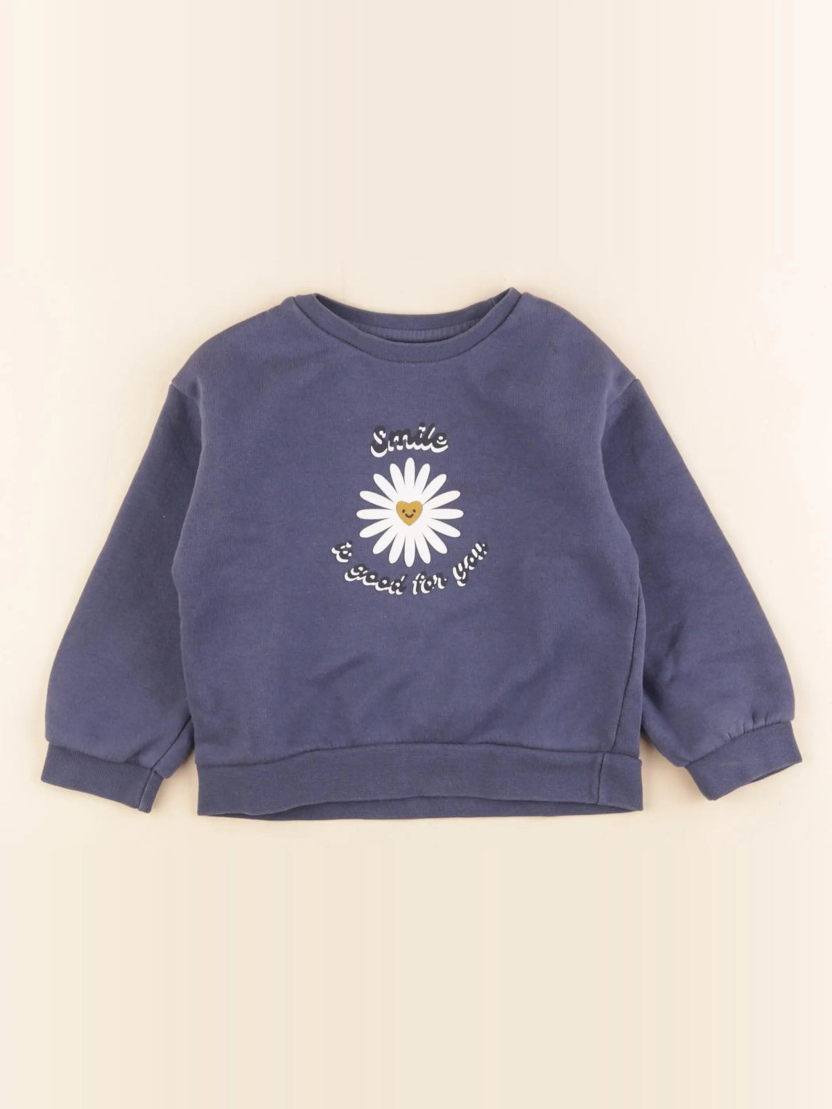 Vertbaudet - sweat bleu - 3 ans