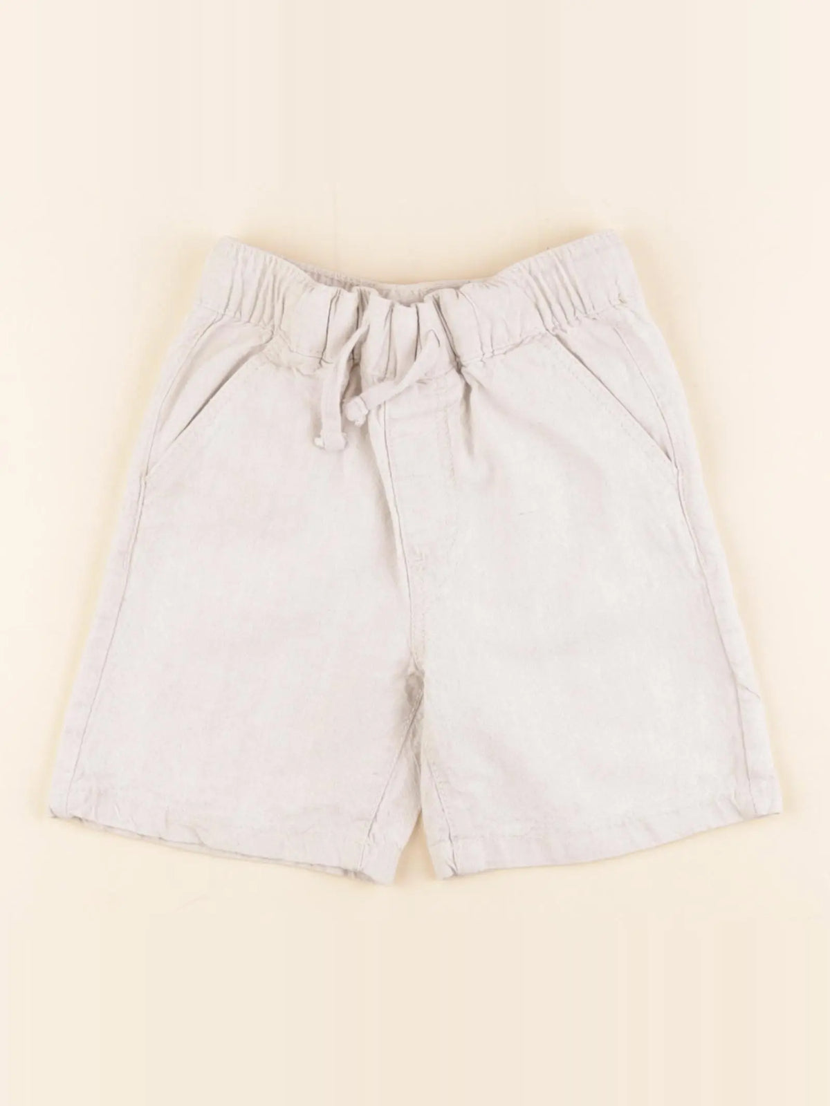 Vertbaudet - short beige - 4 ans