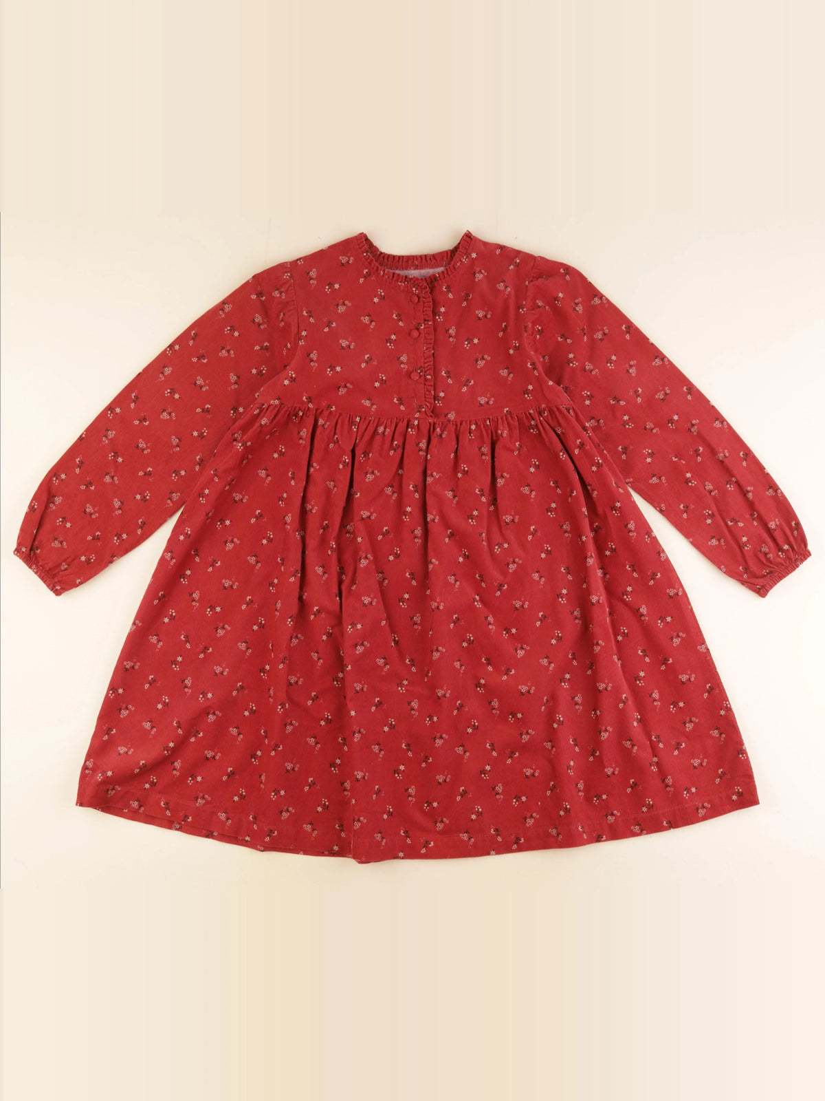Vertbaudet - robe rouge - 10 ans