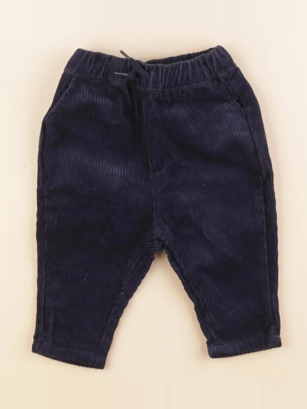 Vertbaudet - pantalon bleu - 3 mois