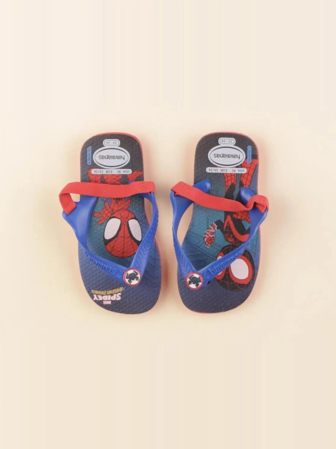 Havaianas - tongs bleu, rouge - pointure 25/26