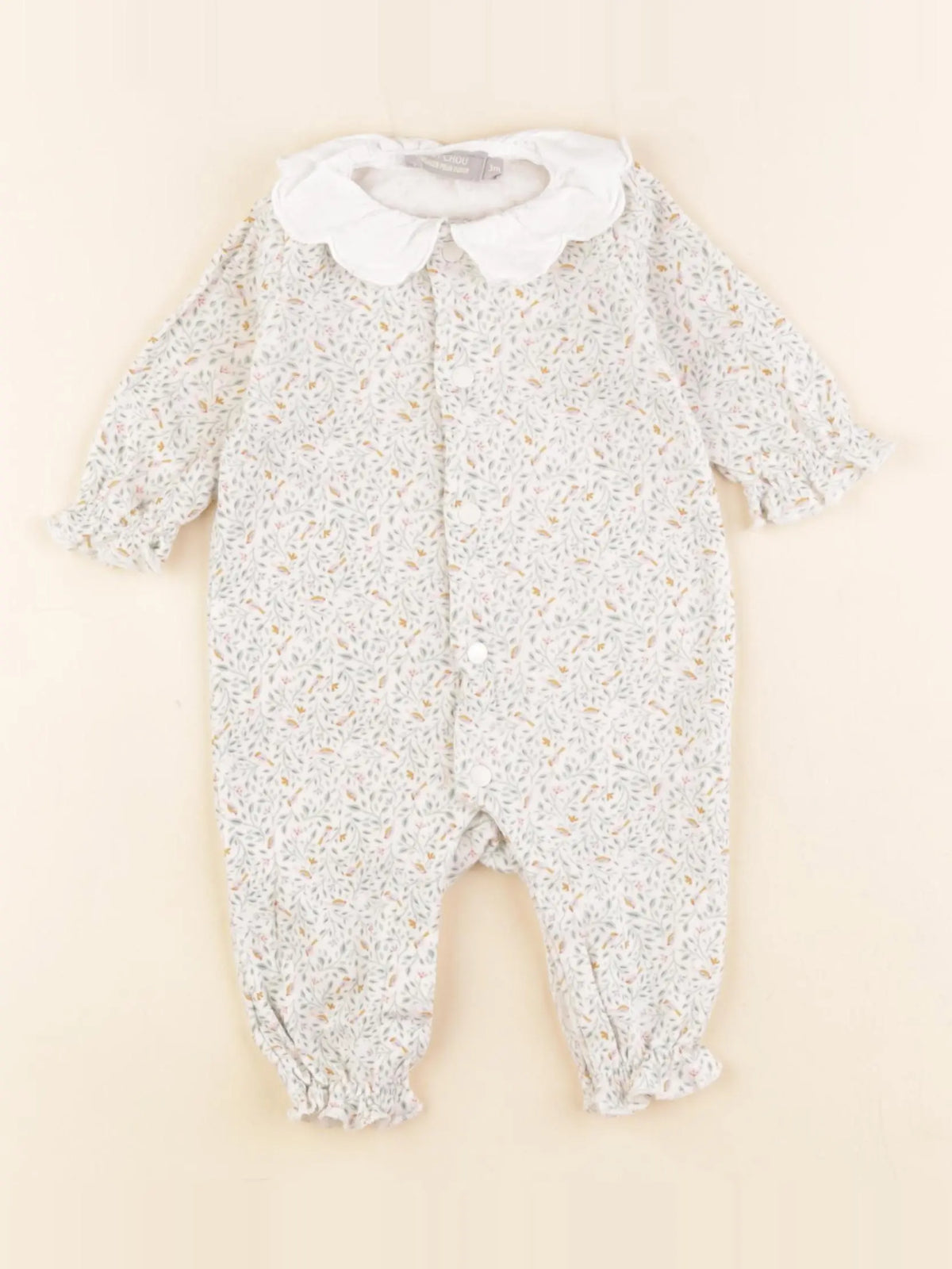 Boutchou - pyjama coton multicolore - 3 mois