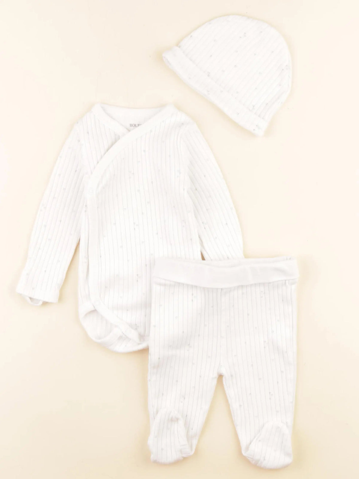 Boutchou - ensemble blanc - 3 mois