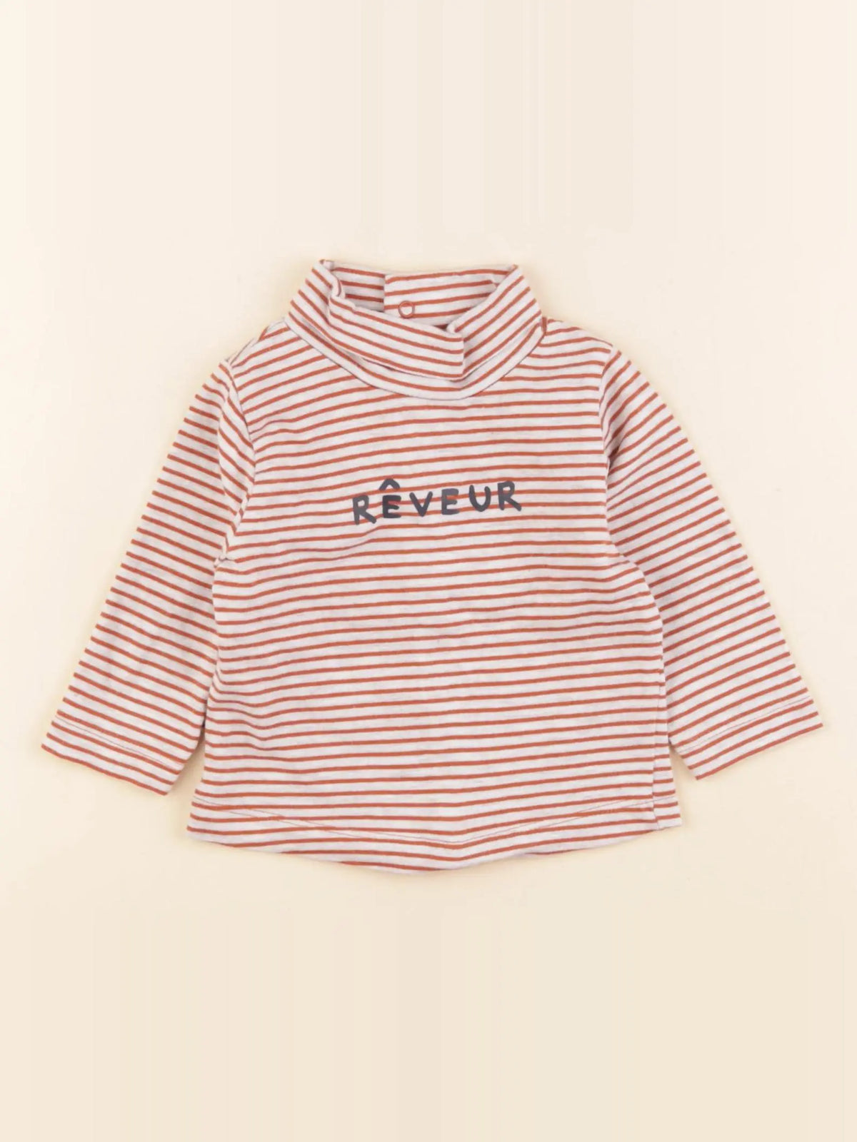 Tape à l'oeil - sous-pull gris, marron - 3 mois