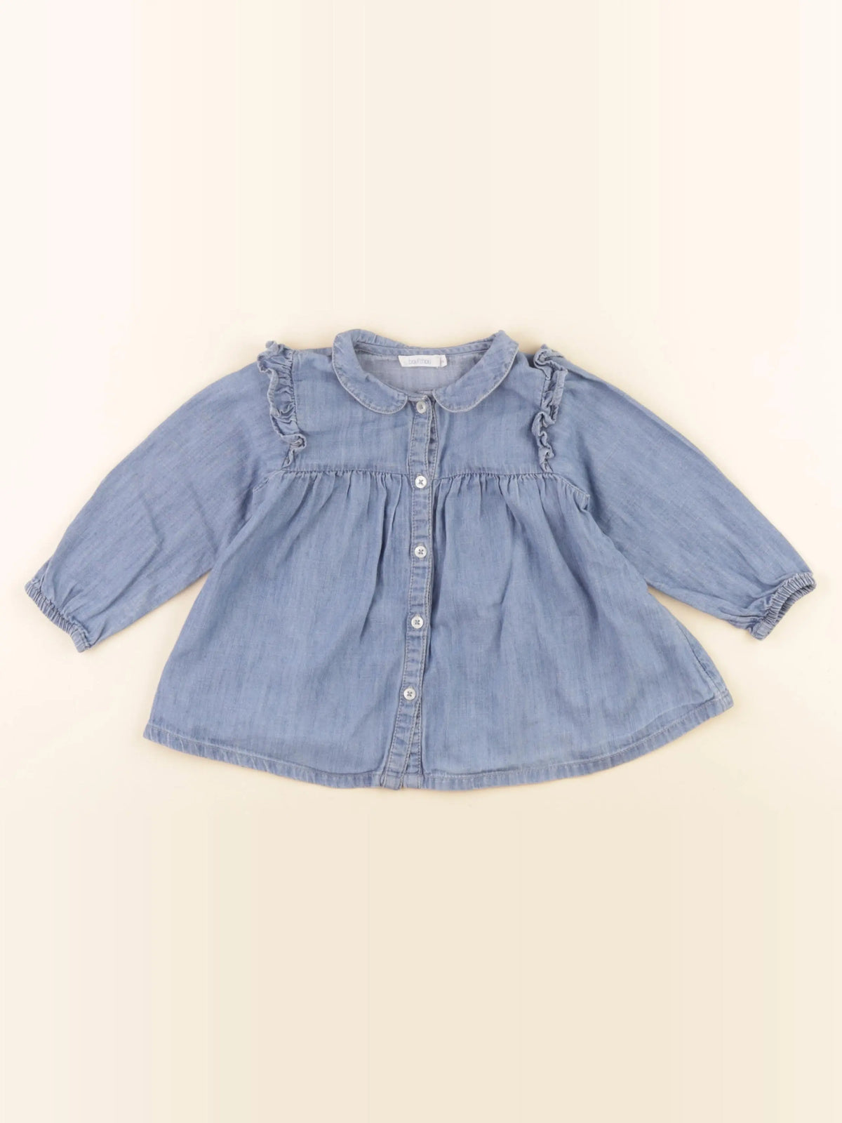 Boutchou - blouse bleu - 18 mois