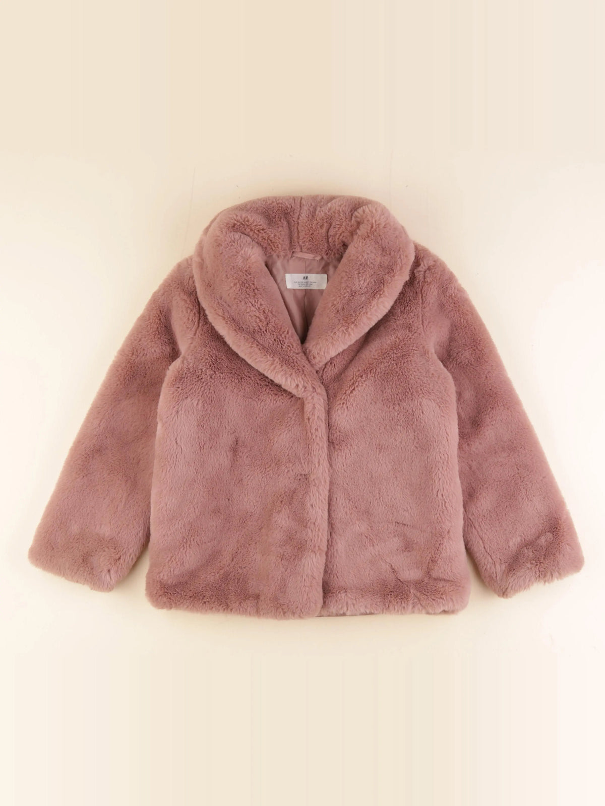 H&M - manteau rose - 6/8 ans