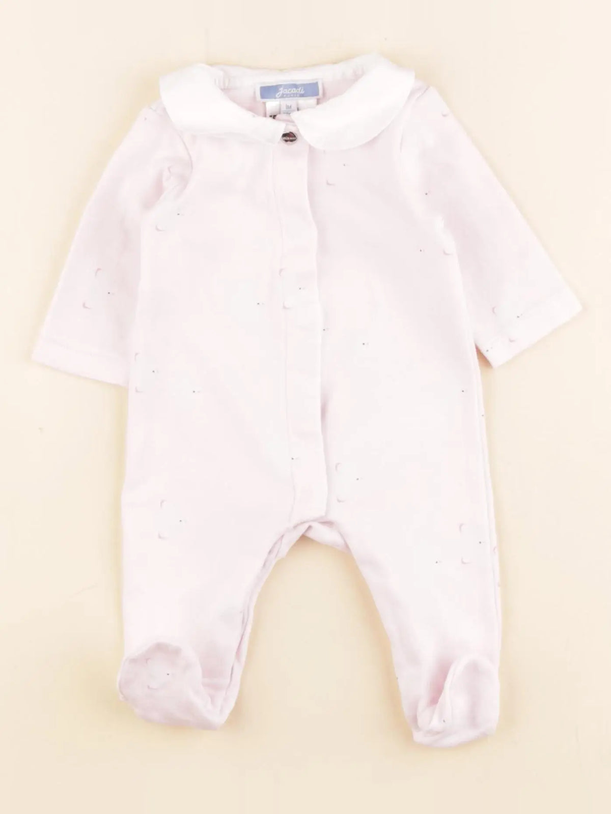 Jacadi - pyjama coton rose - 1 mois