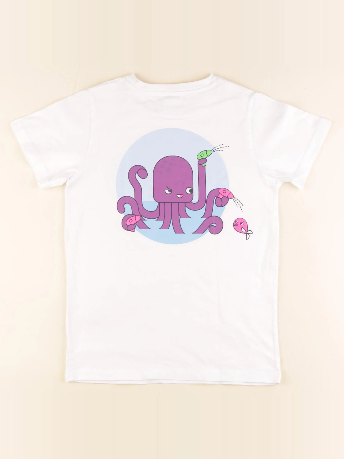 Jacadi - tee-shirt imprimé au dos blanc - 10 ans