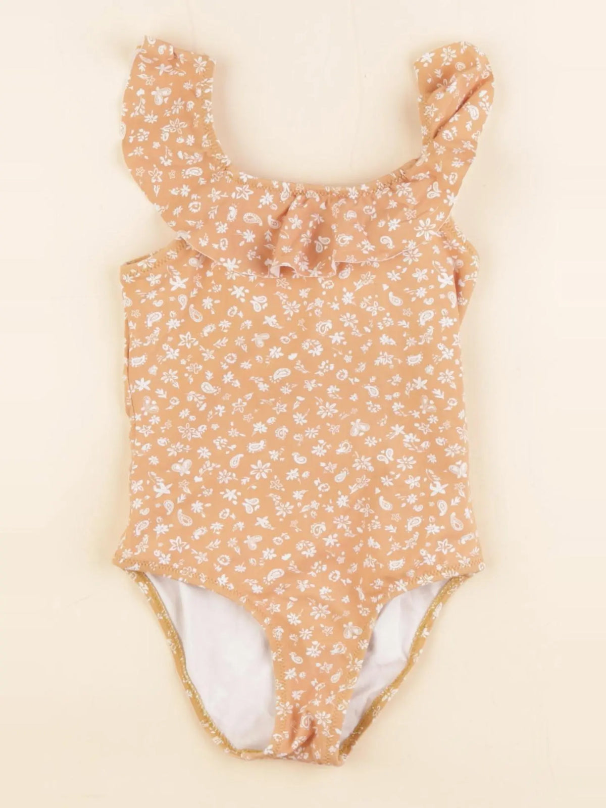 Zara - maillot de bain orange, blanc - 3/4 ans