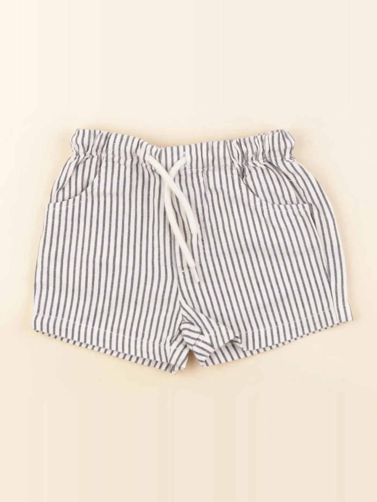 Tape à l'oeil - short blanc, bleu - 12 mois