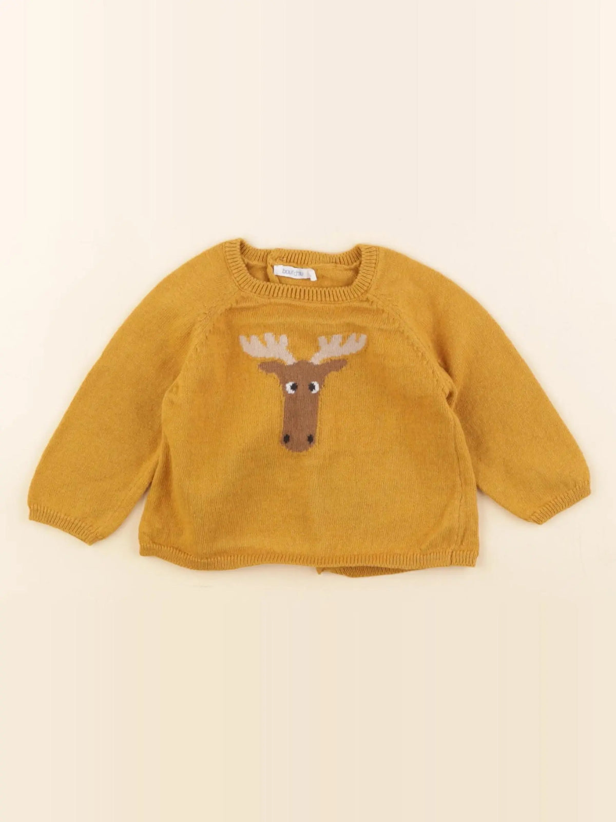 Boutchou - pull jaune - 6 mois