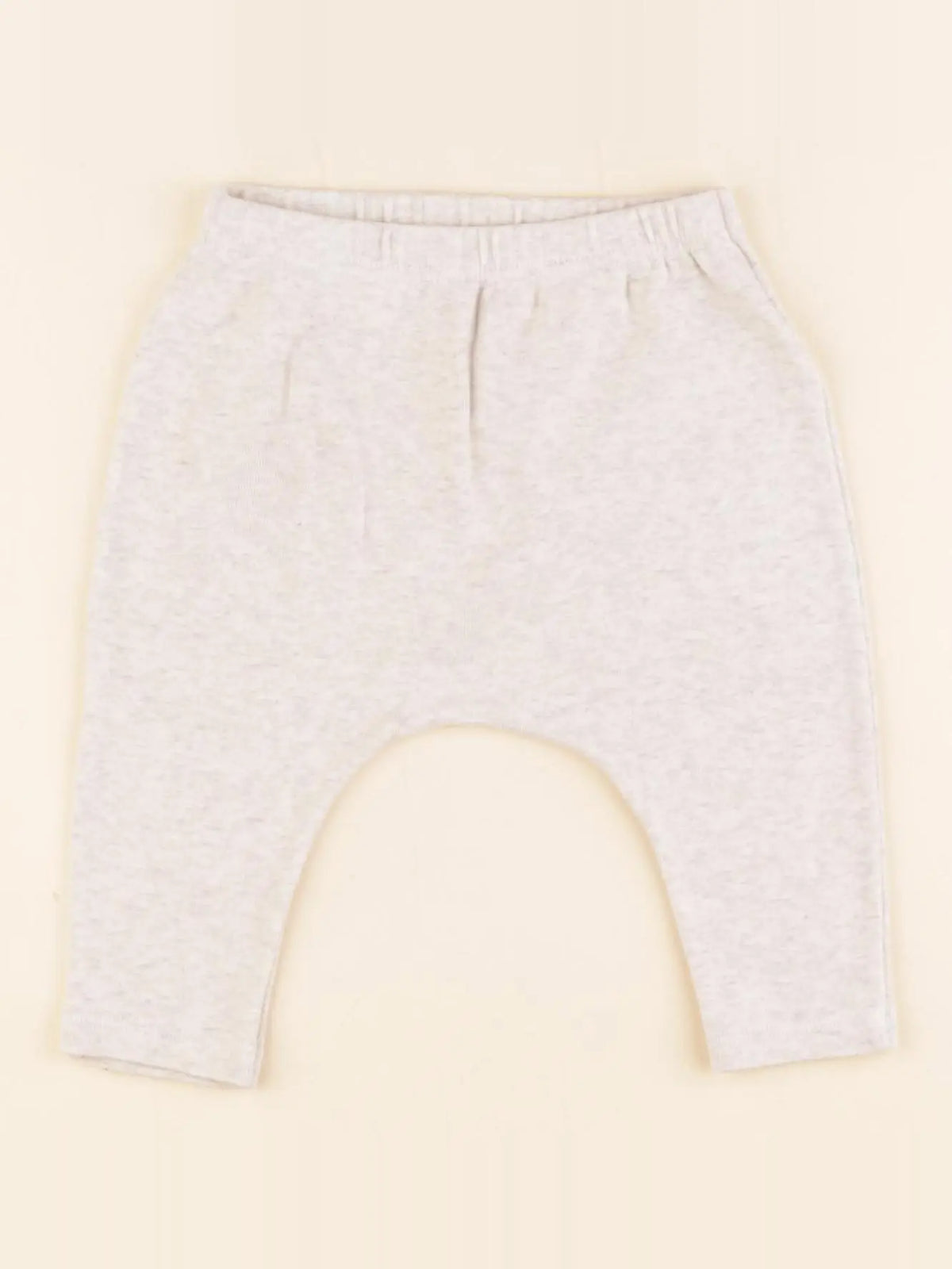 Petit Bateau - sarouel beige - 6 mois