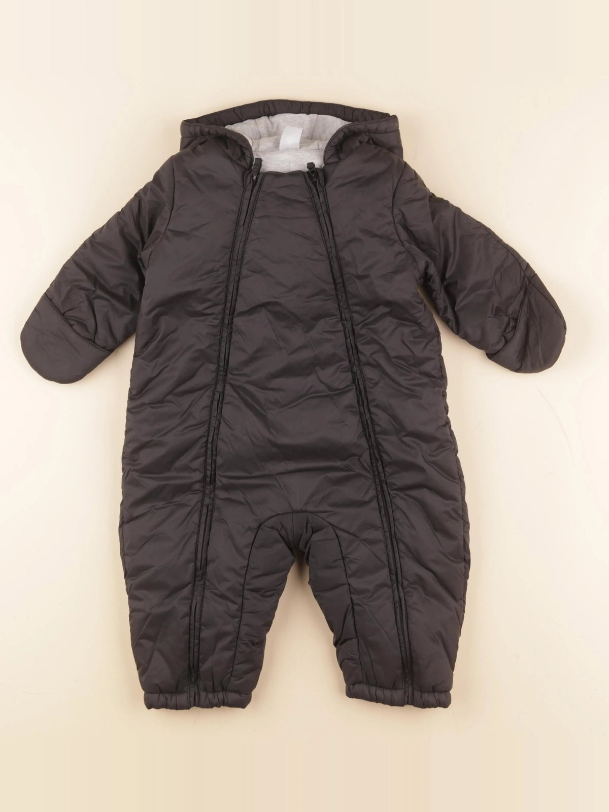 Petit Bateau - combi-pilote noir, bleu - 18 mois