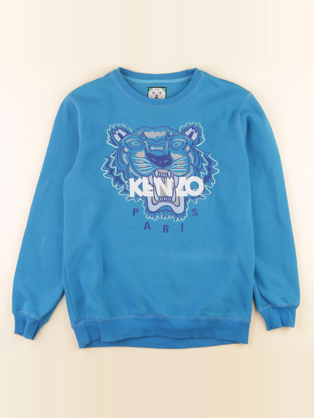 Kenzo - sweat bleu - 14/16 ans