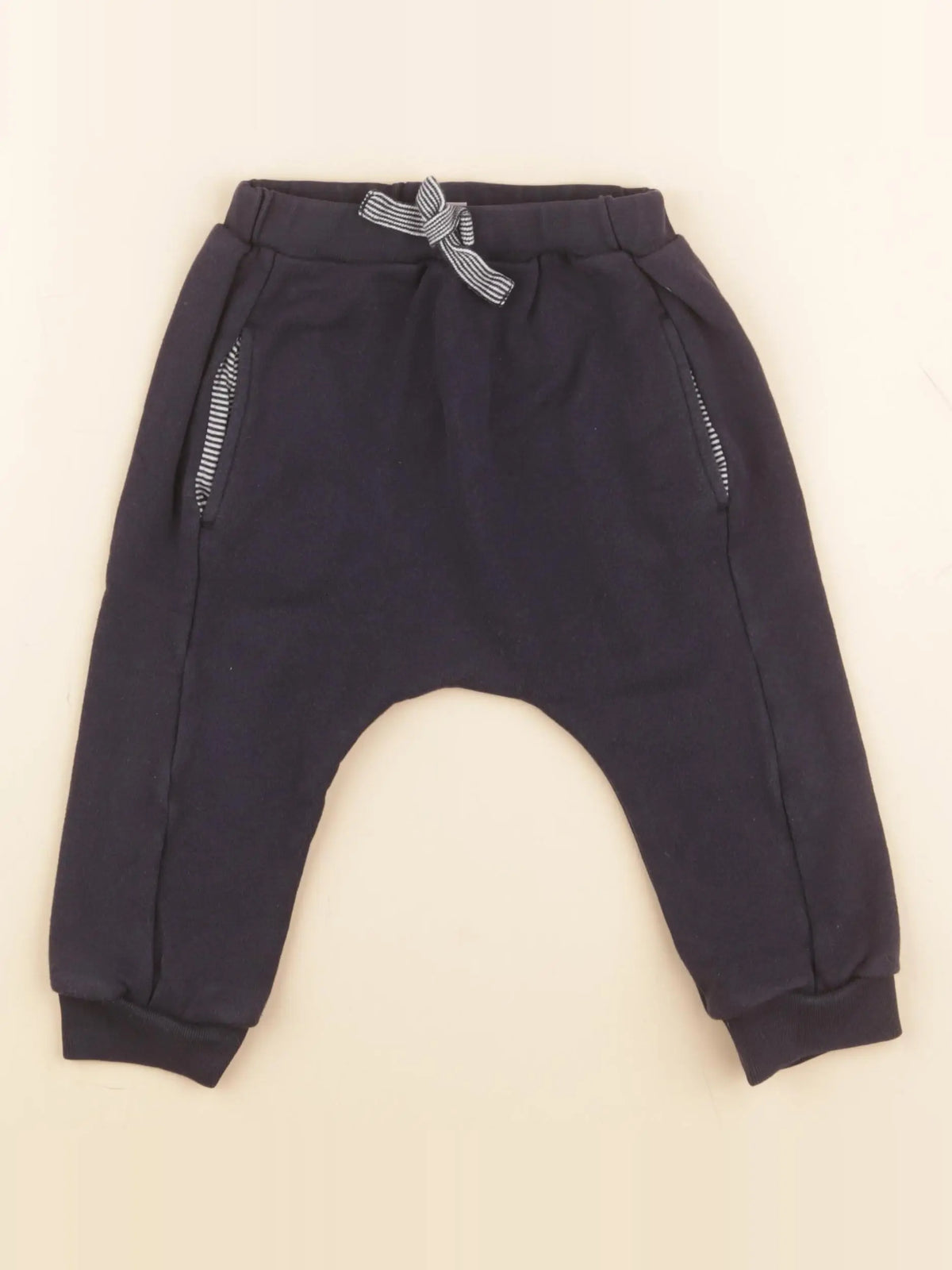 Petit Bateau - jogging bleu - 18 mois