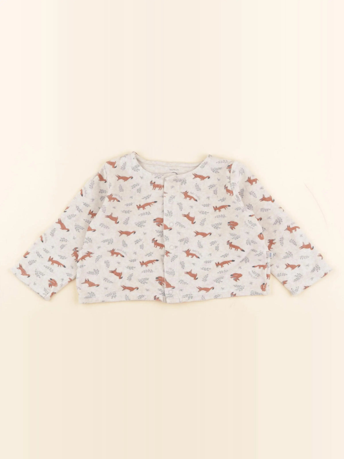 Petit Bateau - sweat gris - 18 mois