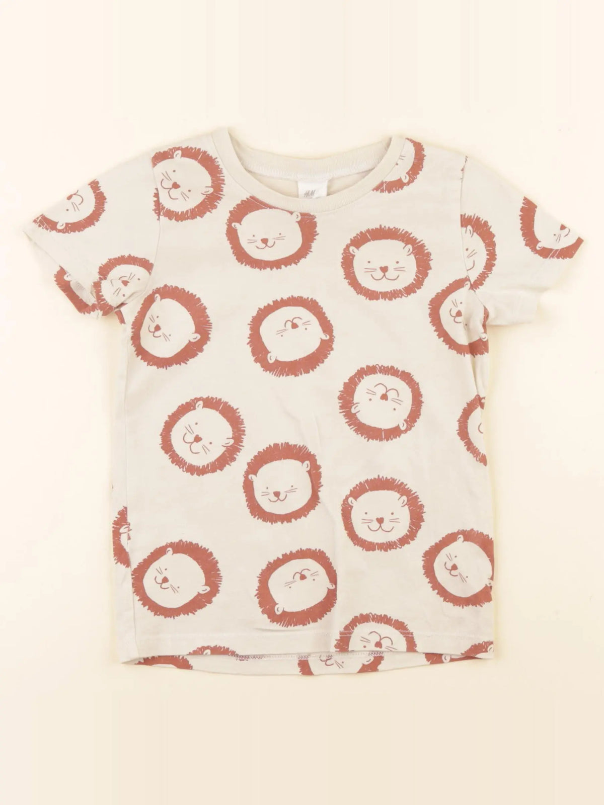 H&M - tee-shirt marron - 18/24 mois