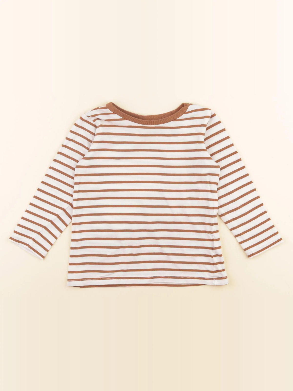 H&M - tee-shirt marron - 18/24 mois