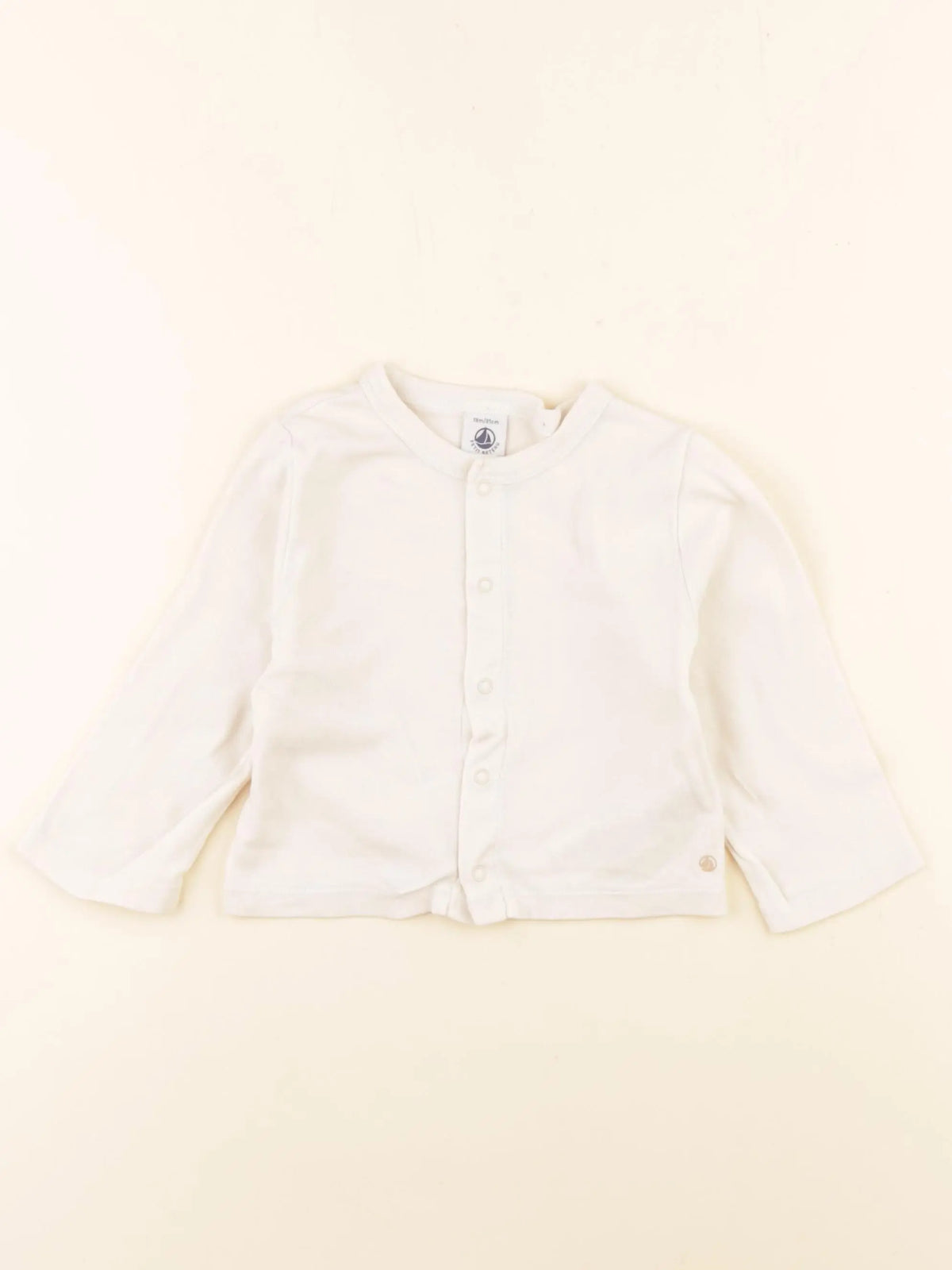 Petit Bateau - tee-shirt beige - 18 mois