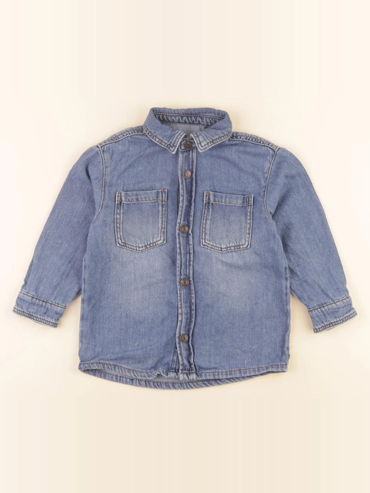 Vertbaudet - chemise bleu - 4 ans