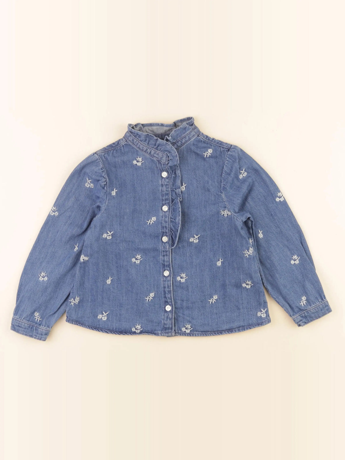 Petit Sézane - blouse bleu - 4 ans