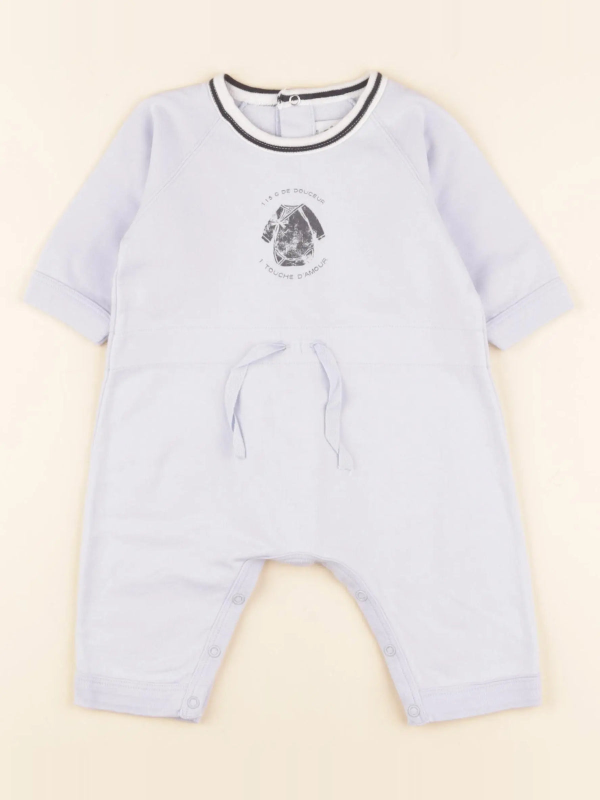 Petit Bateau - combinaison bleu - 3 mois