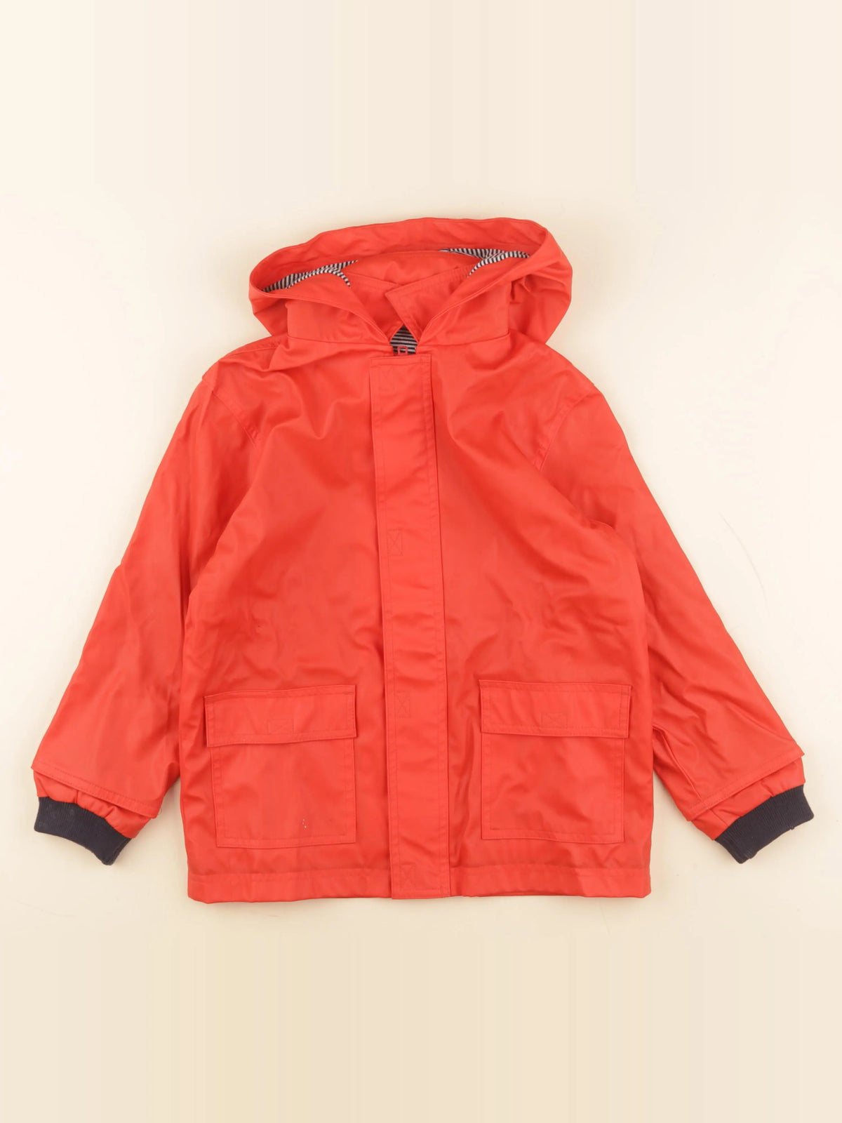 Petit Bateau - imperméable rouge - 6 ans