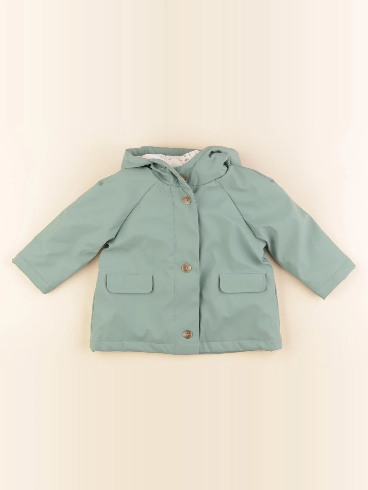 Cyrillus - imperméable vert - 12 mois