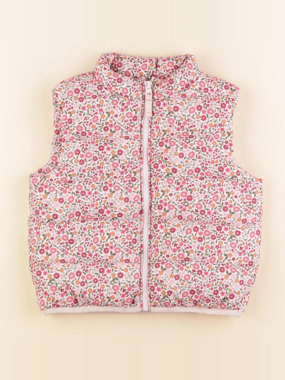Vertbaudet - doudoune rose - 5 ans
