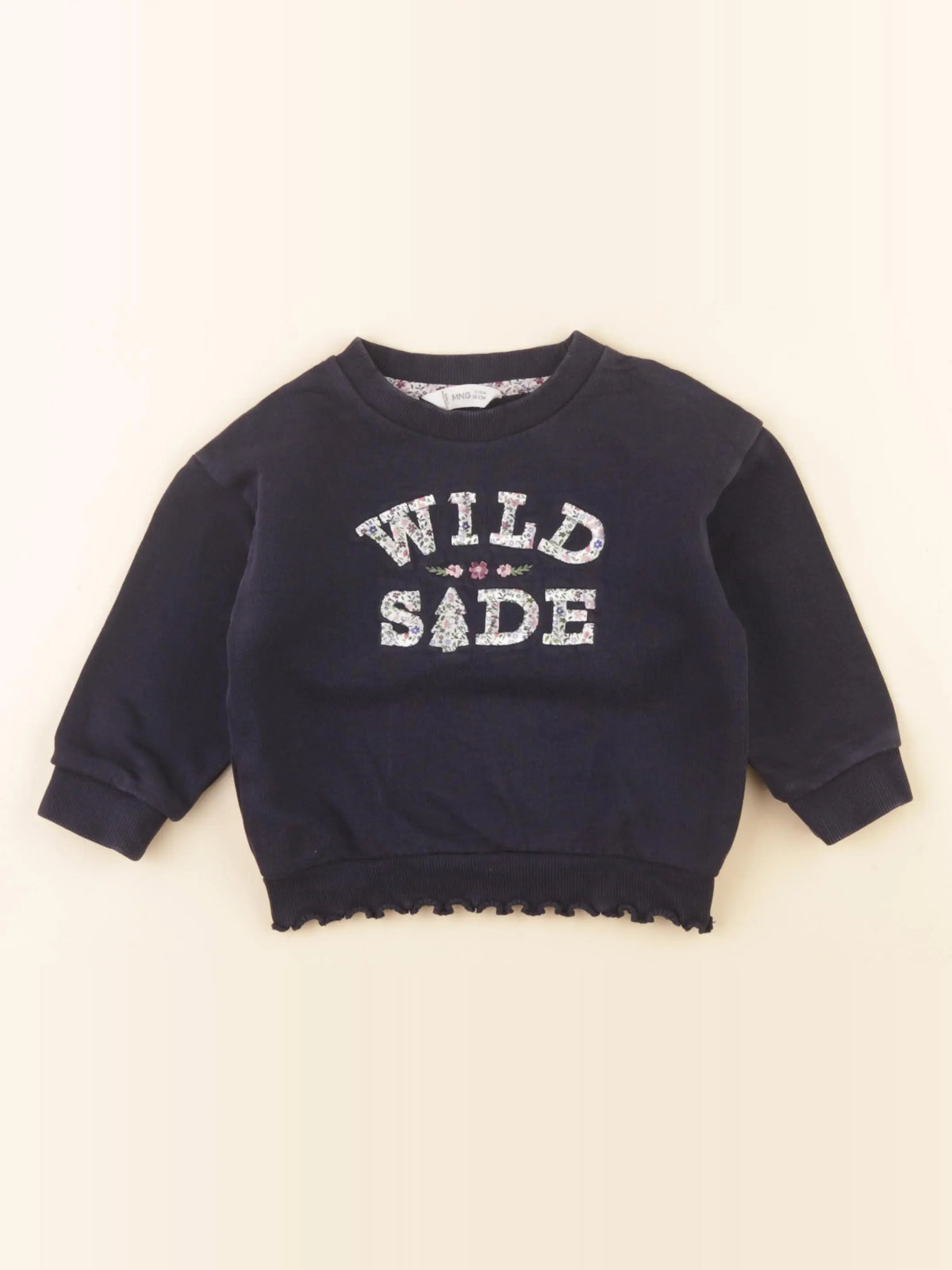 Mango - sweat bleu - 12/18 mois