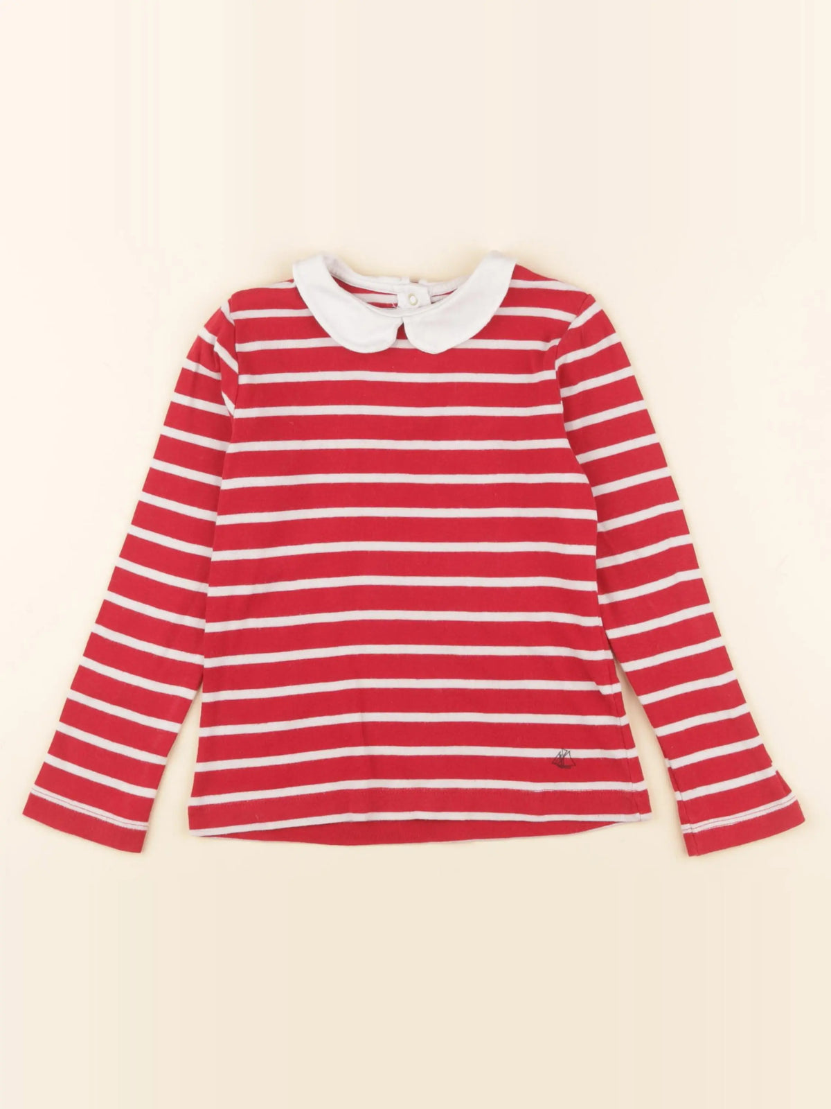 Petit Bateau - tee-shirt rouge - 5 ans