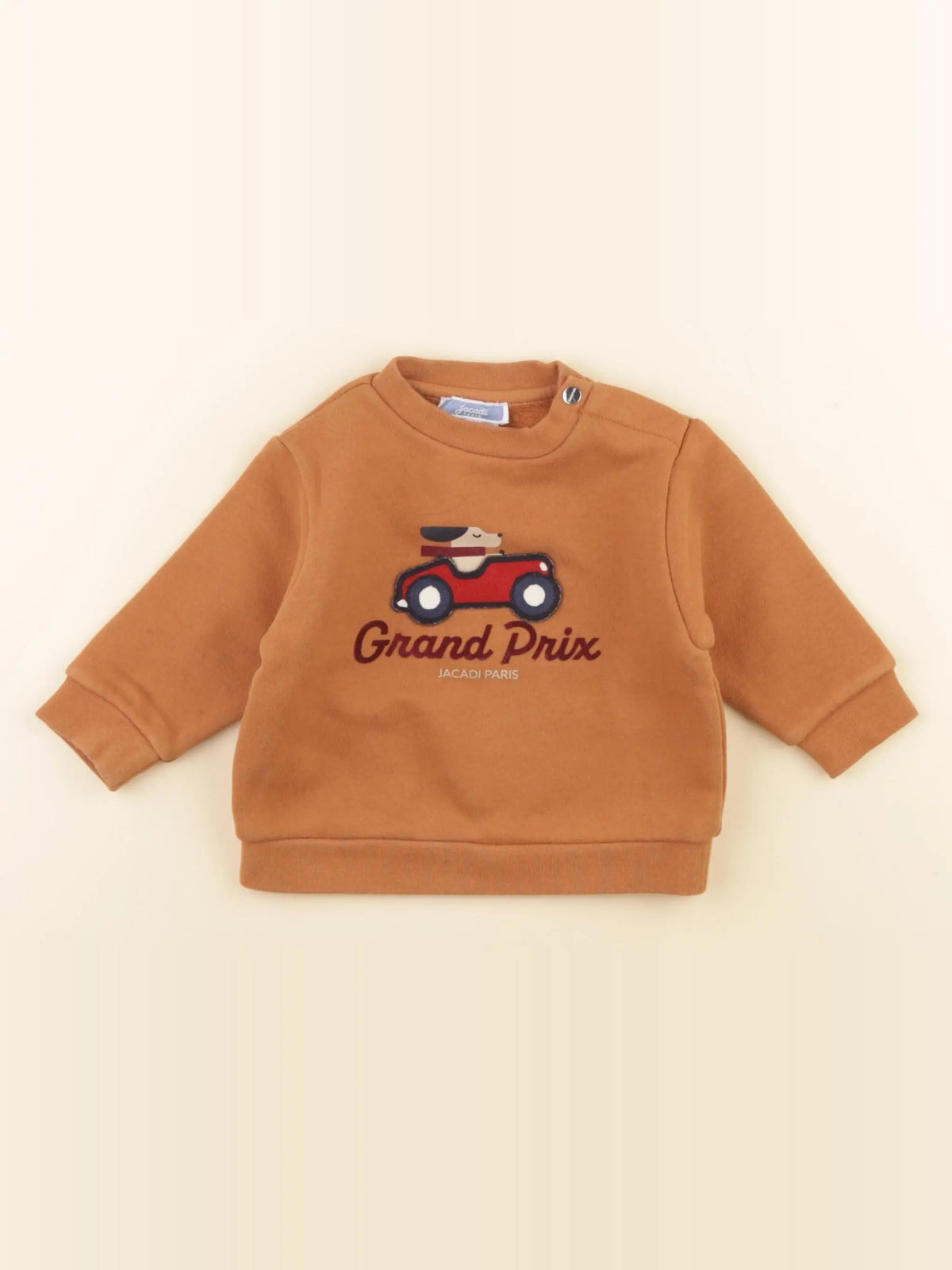 Jacadi - sweat marron - 6 mois