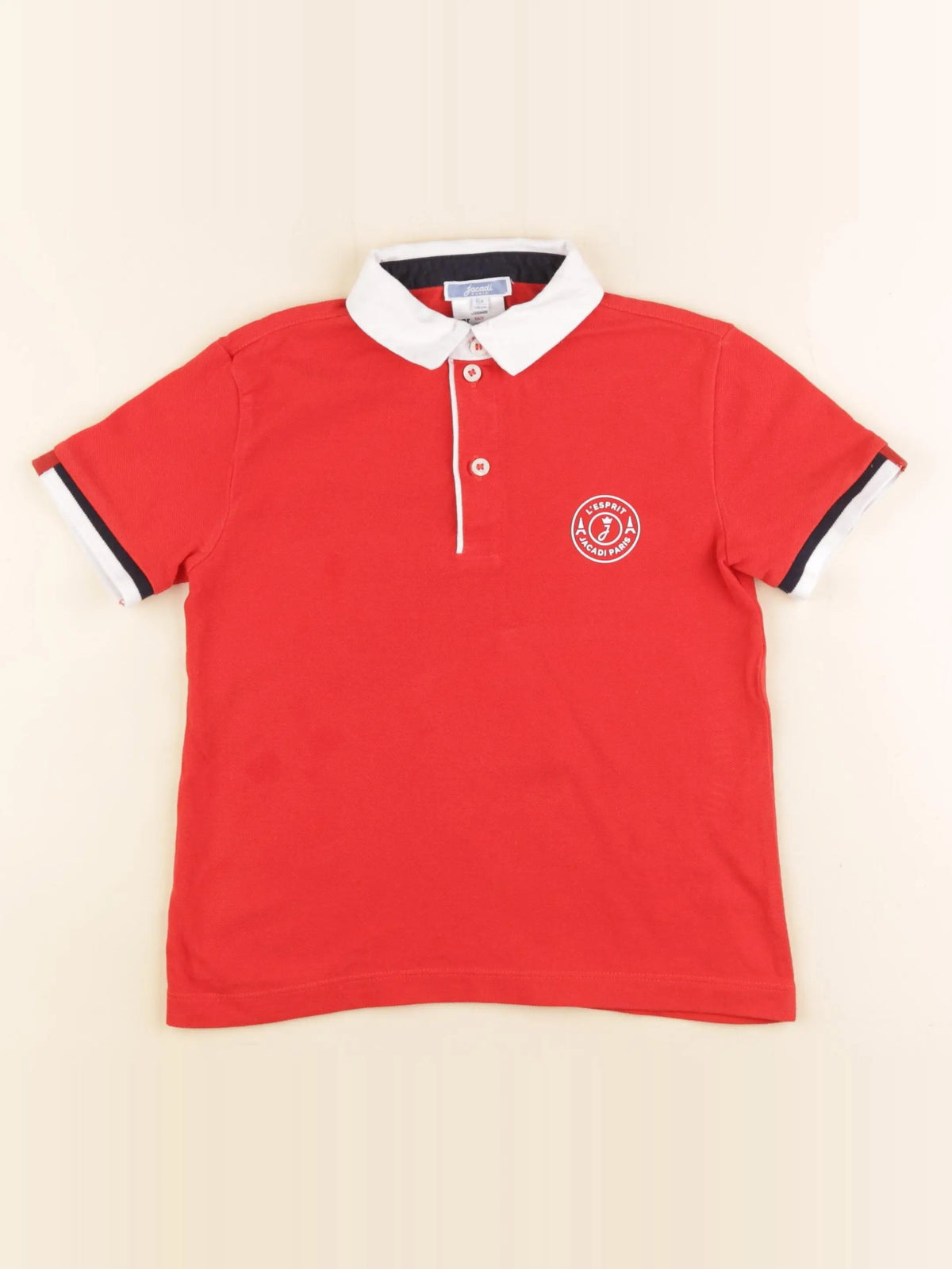 Jacadi - polo rouge - 6 ans