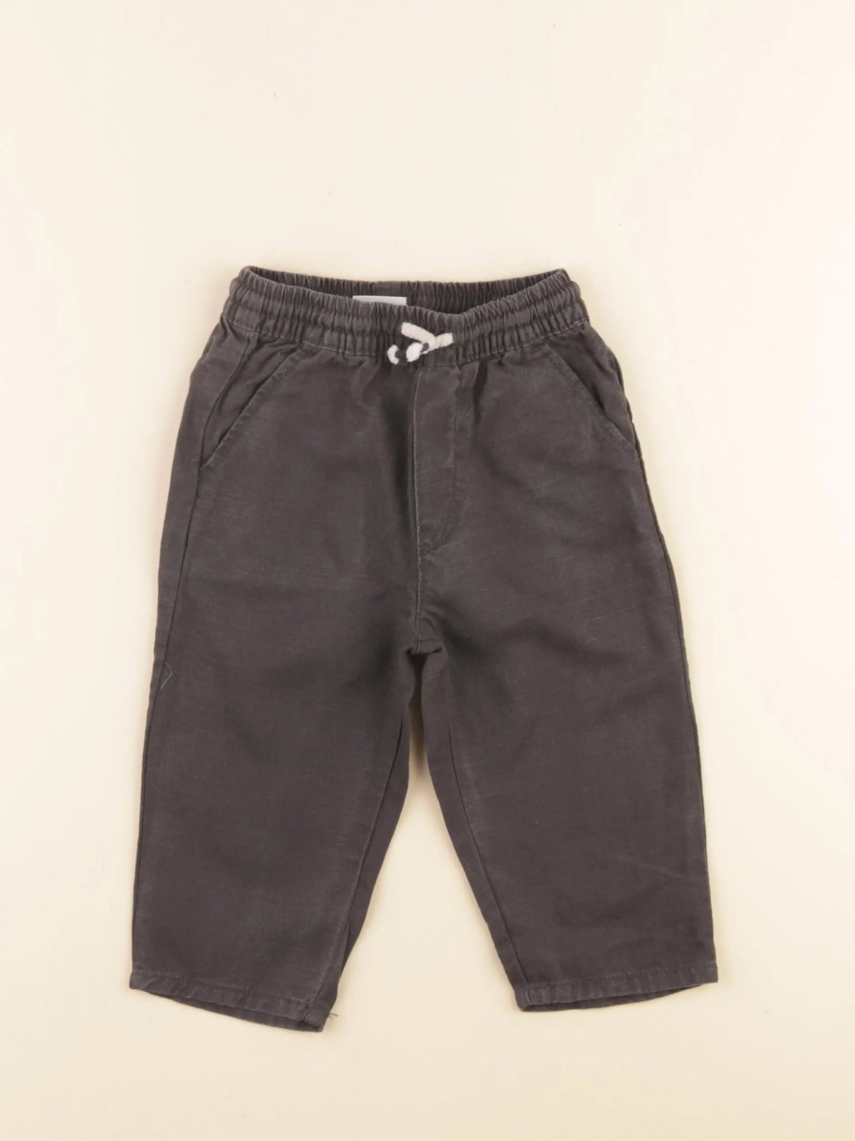 Zara - pantalon gris - 9/12 mois