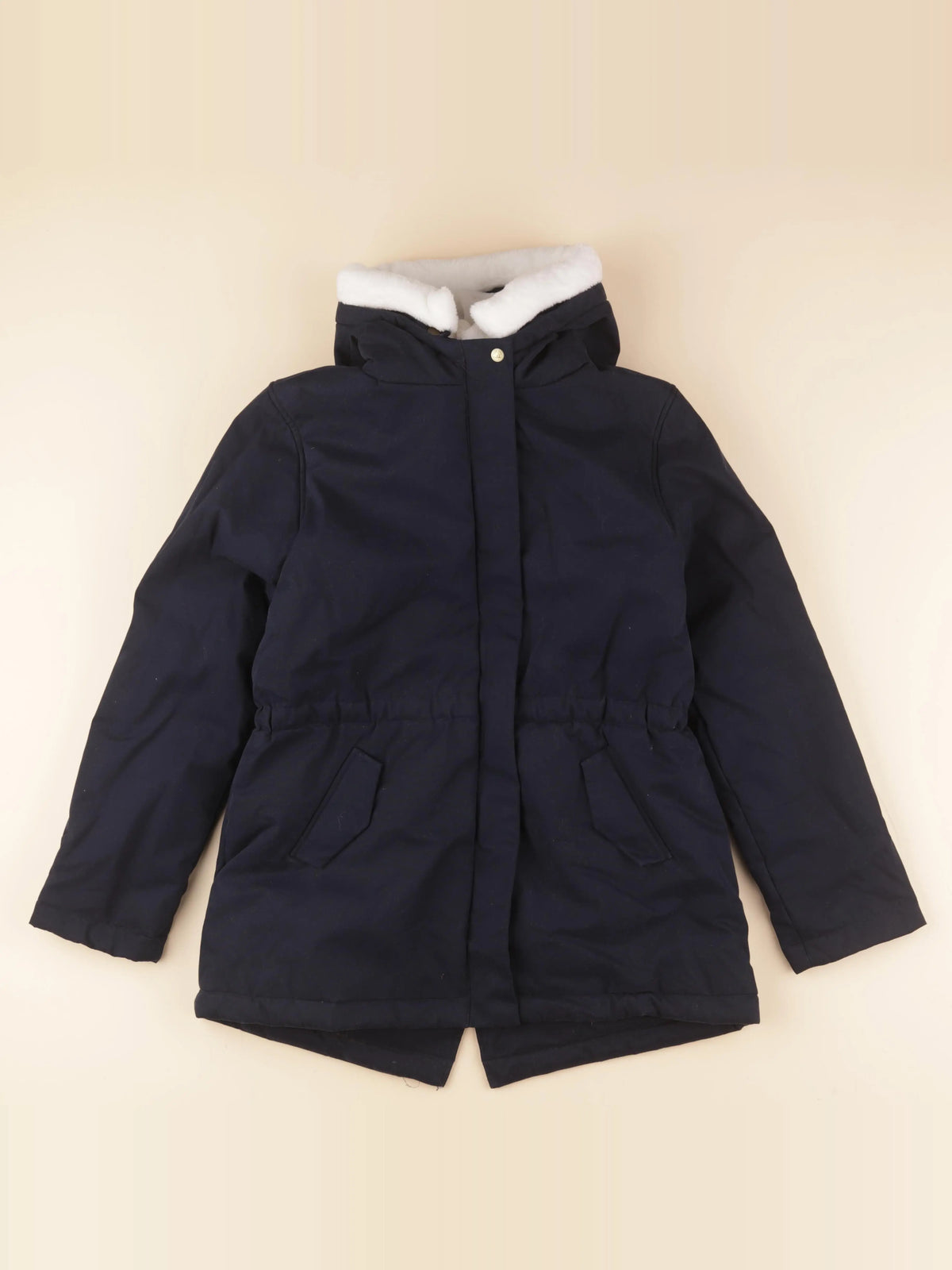 Petit Bateau - parka bleu - 12 ans