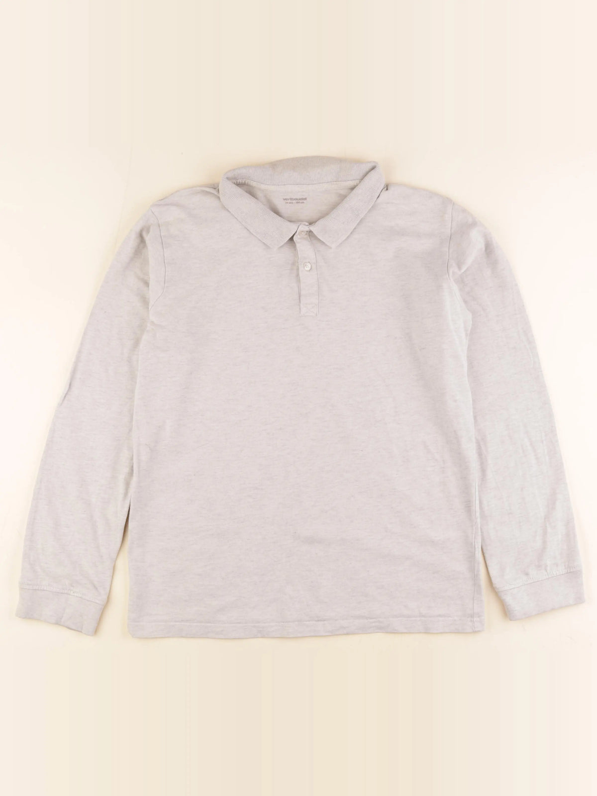 Vertbaudet - polo gris - 14 ans