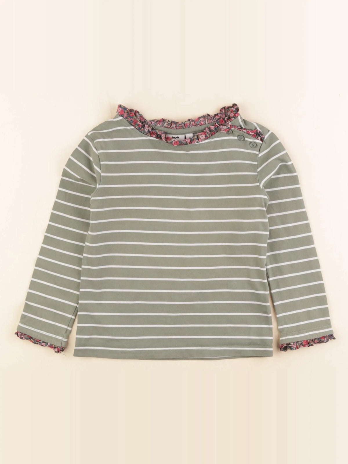 Cyrillus - tee-shirt vert - 4 ans