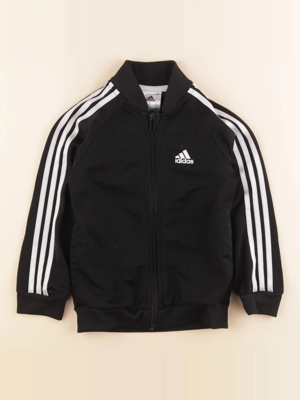 Adidas - sweat noir - 3/4 ans