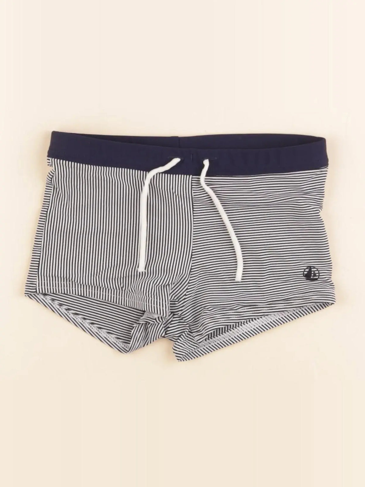 Petit Bateau - maillot de bain bleu, blanc - 5 ans