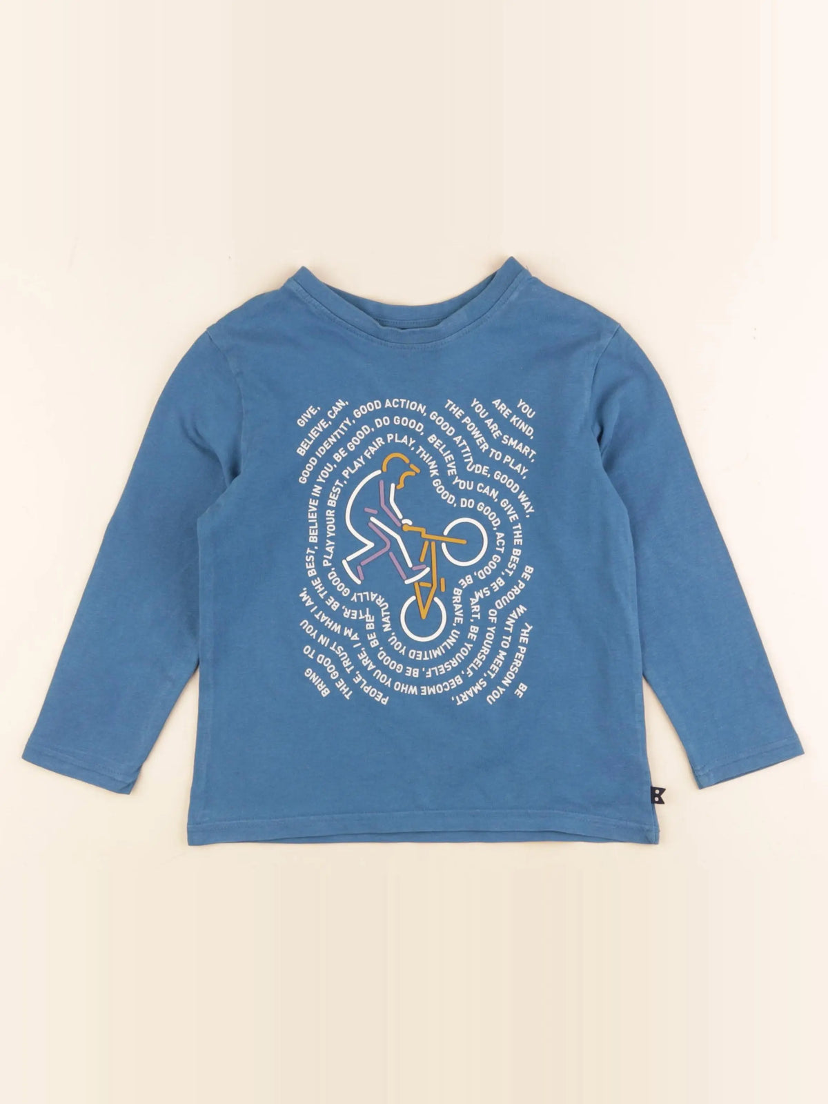 Okaidi - tee-shirt bleu - 4 ans