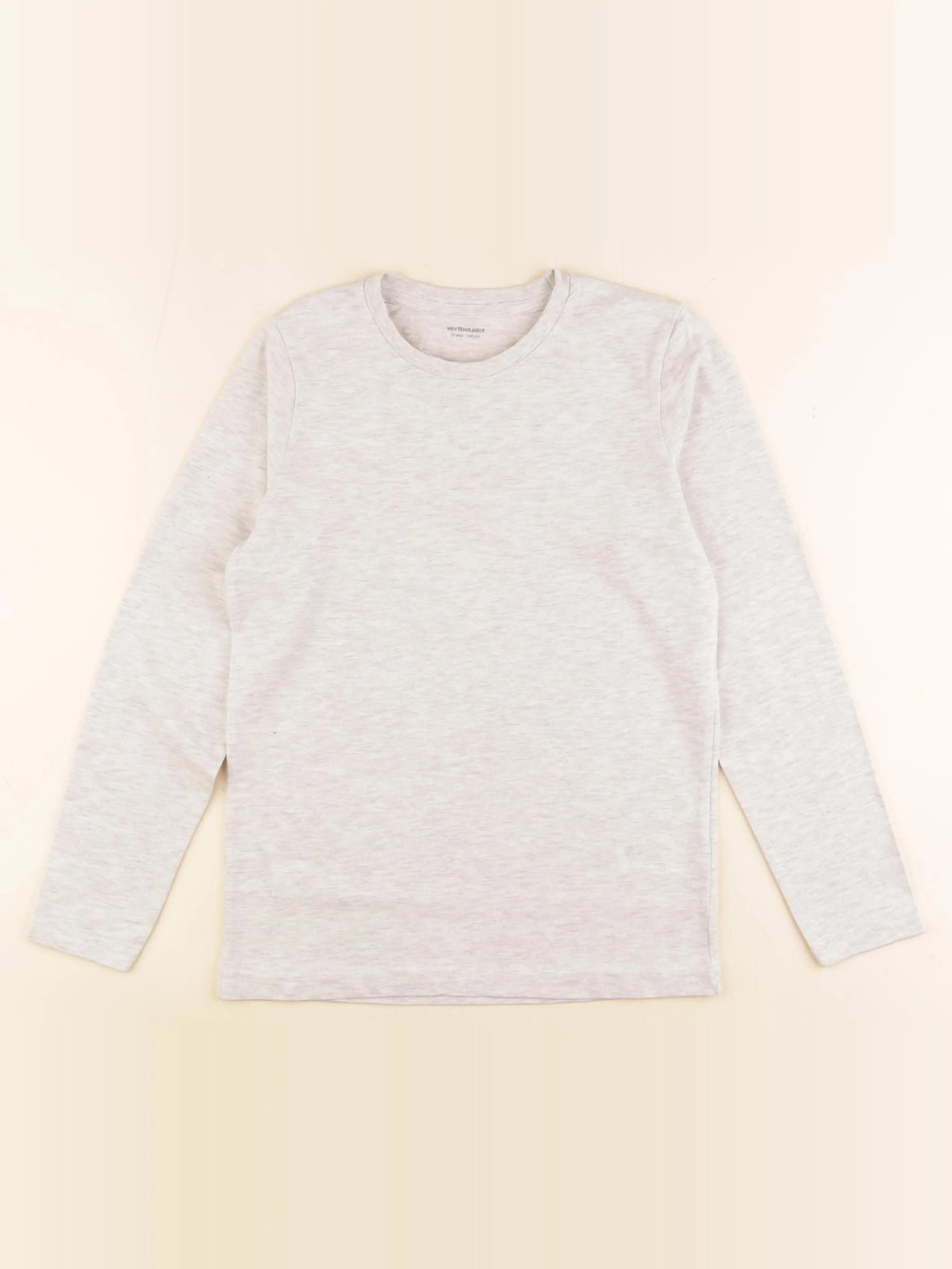 Vertbaudet - tee-shirt beige - 10 ans