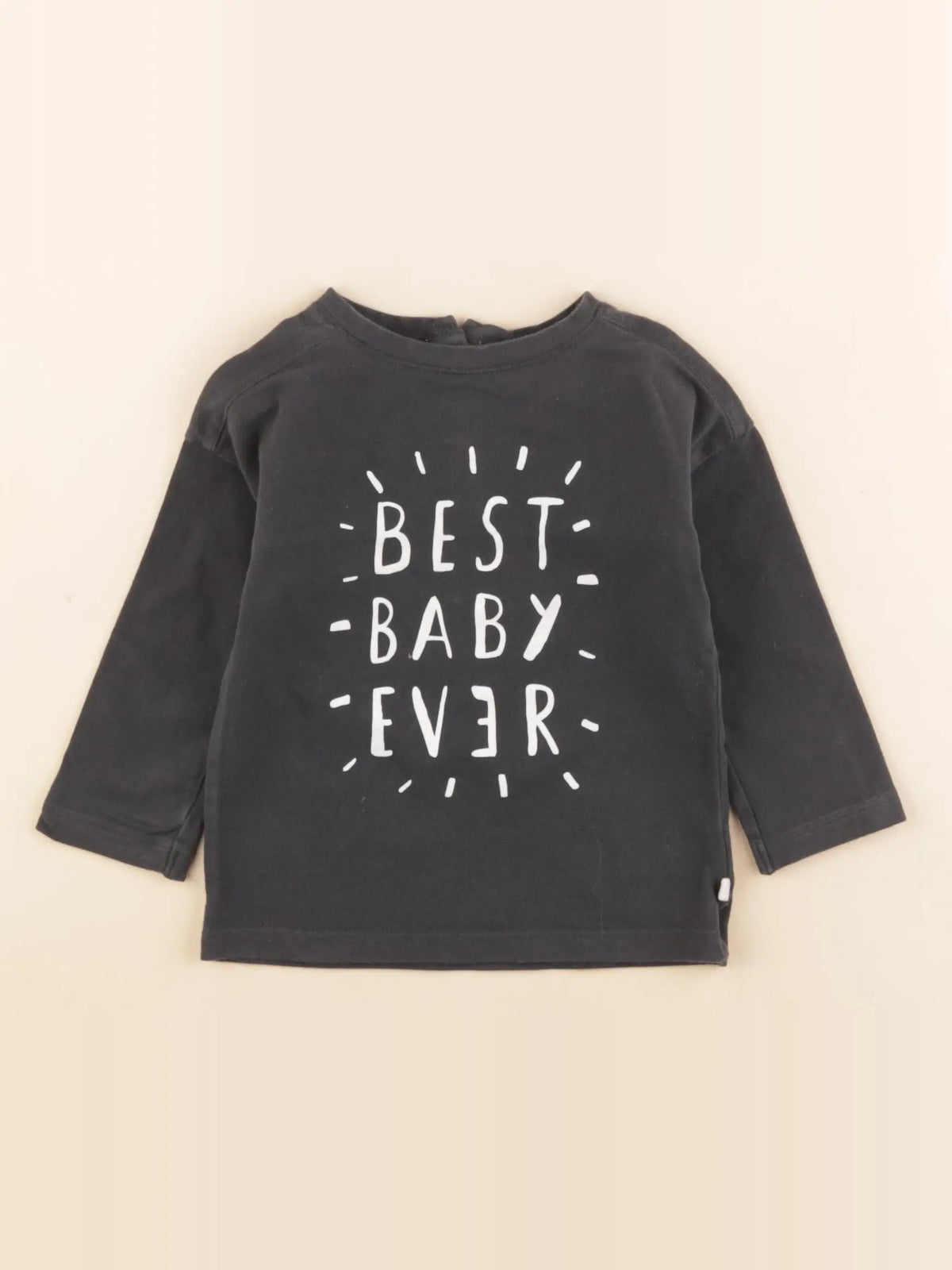 Next - tee-shirt gris - 9/12 mois