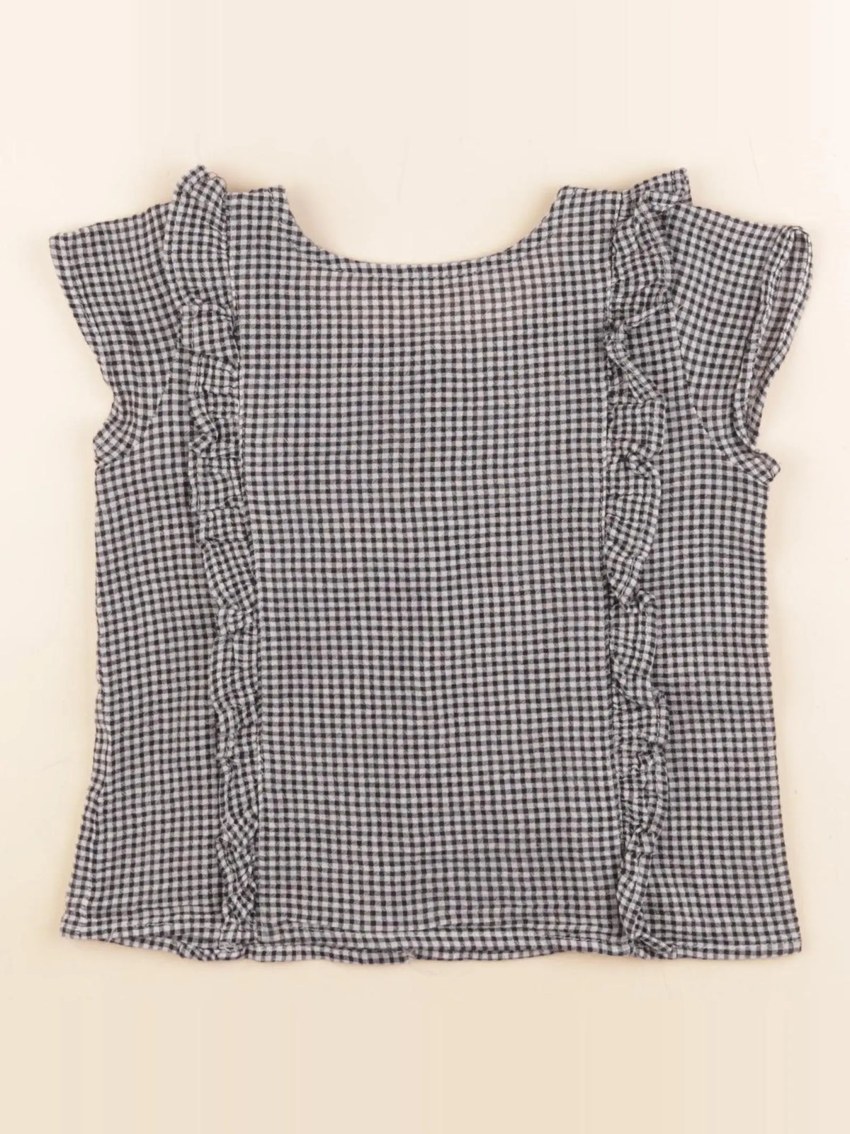 Emile et Ida - blouse noir, blanc - 4 ans